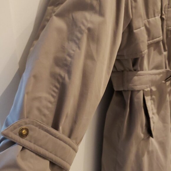 Vintage North Country Eaton Winter Coat Men's Beige Taupe  Size Large Milit - Picture 4 of 11